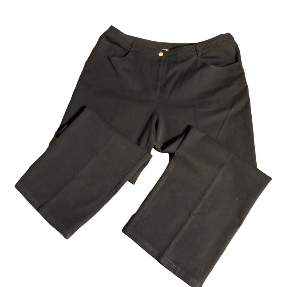 EUC-St John Yellow Label Black Wide Leg/High Waist Pants-Sz 14